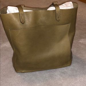 Madewell Medium Transport Tote Olive Green